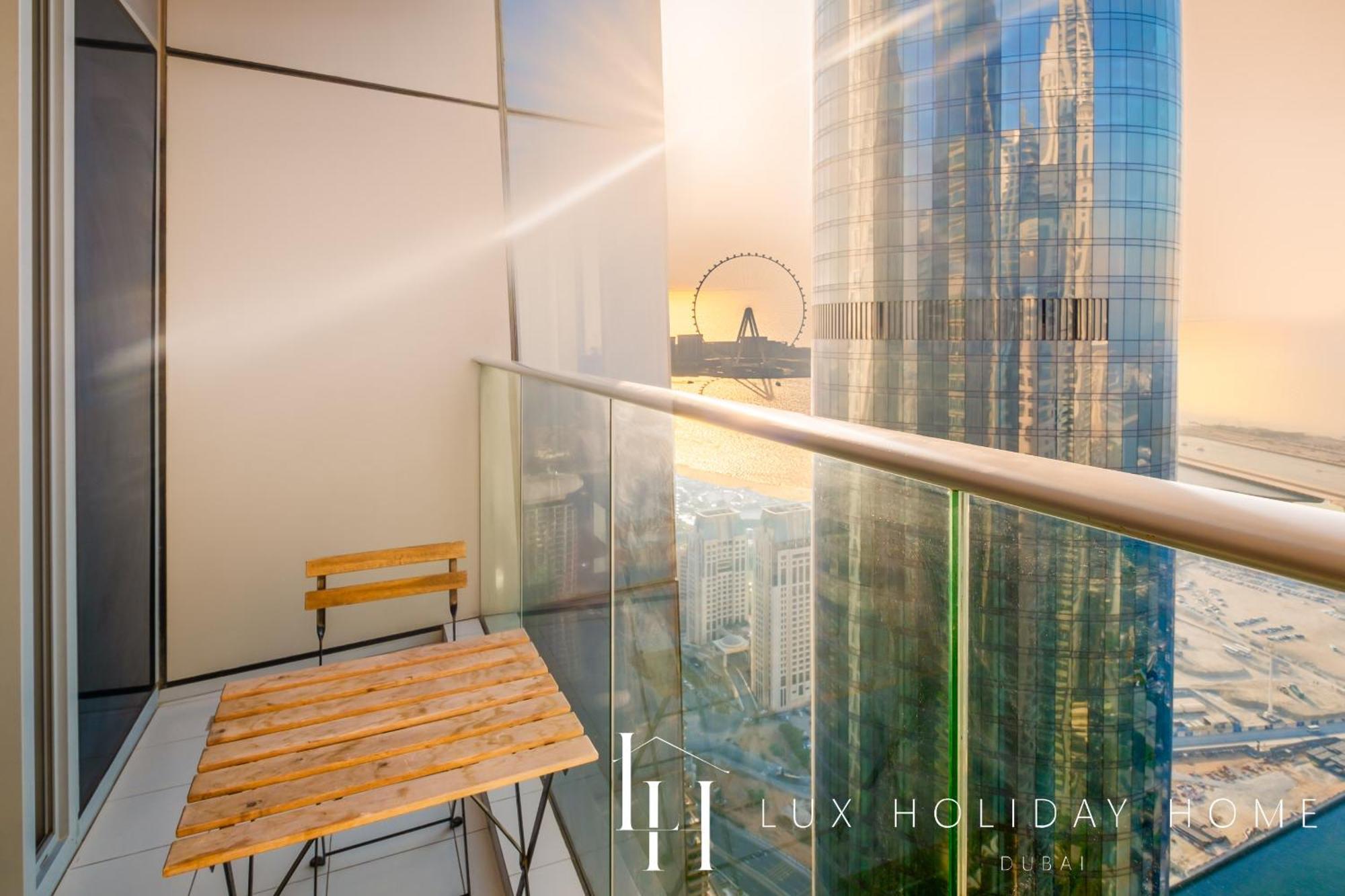 Lux - Lavish Suite With Full Palm Jumeirah View 1 دبي المظهر الخارجي الصورة
