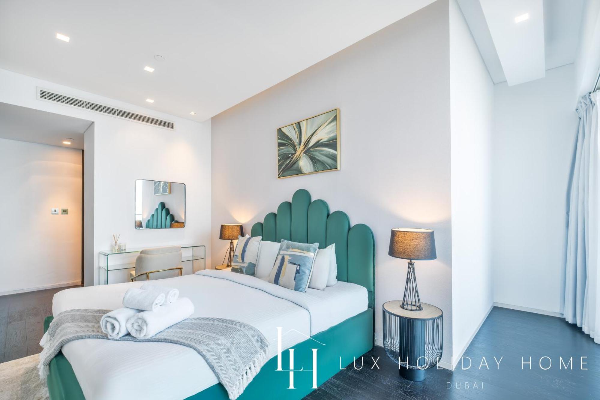 Lux - Lavish Suite With Full Palm Jumeirah View 1 دبي المظهر الخارجي الصورة