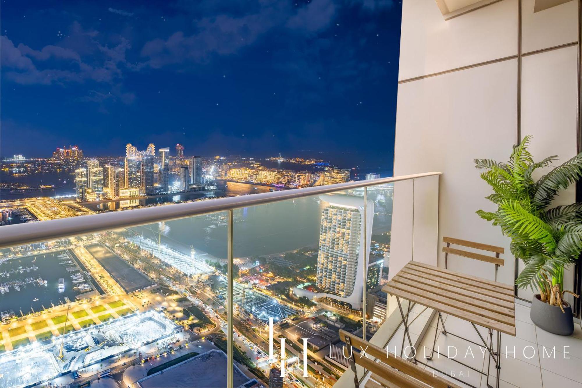 Lux - Lavish Suite With Full Palm Jumeirah View 1 دبي المظهر الخارجي الصورة