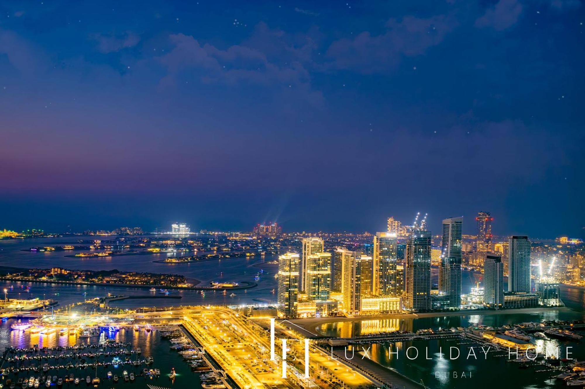 Lux - Lavish Suite With Full Palm Jumeirah View 1 دبي المظهر الخارجي الصورة