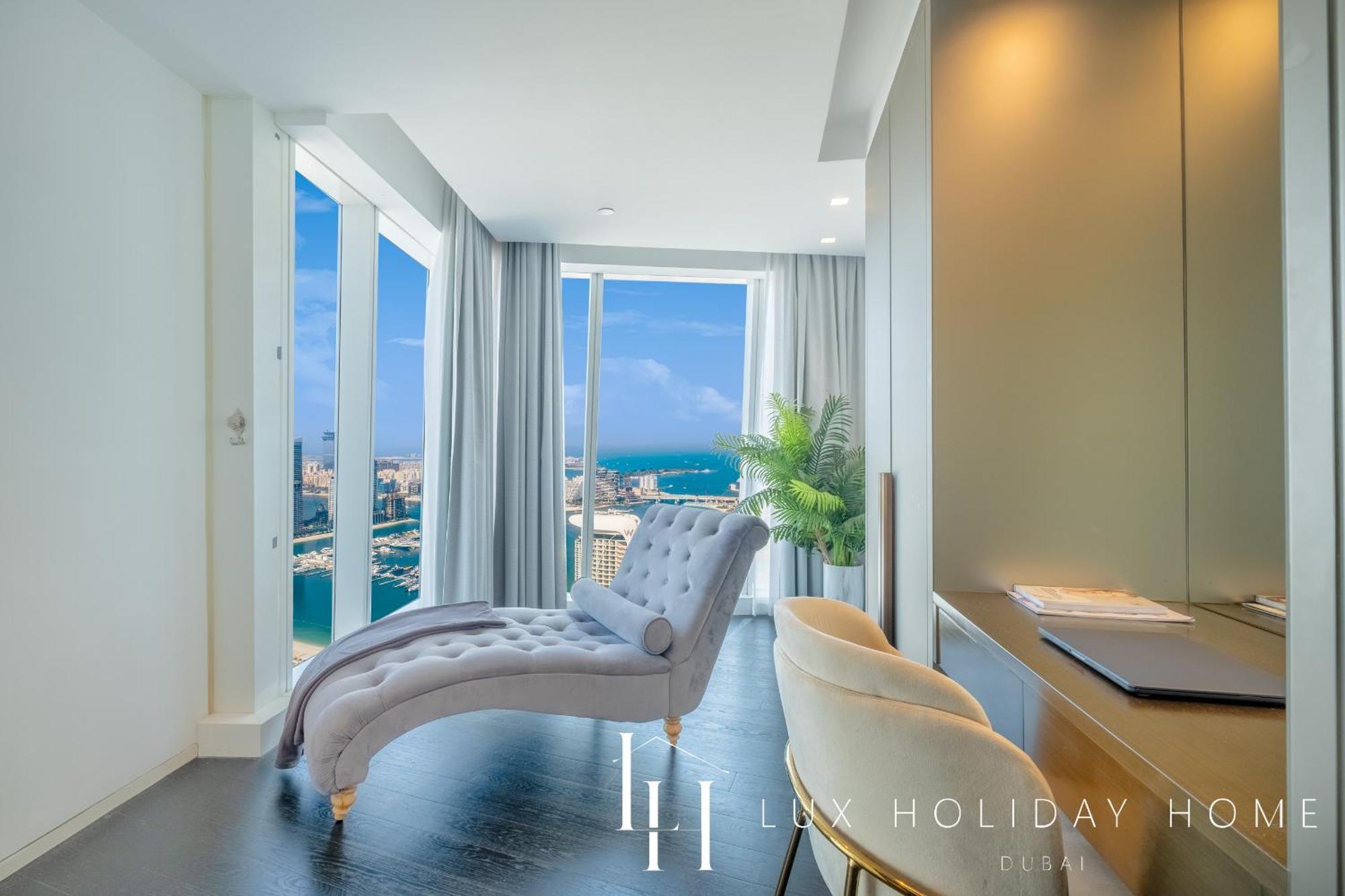Lux - Lavish Suite With Full Palm Jumeirah View 1 دبي المظهر الخارجي الصورة