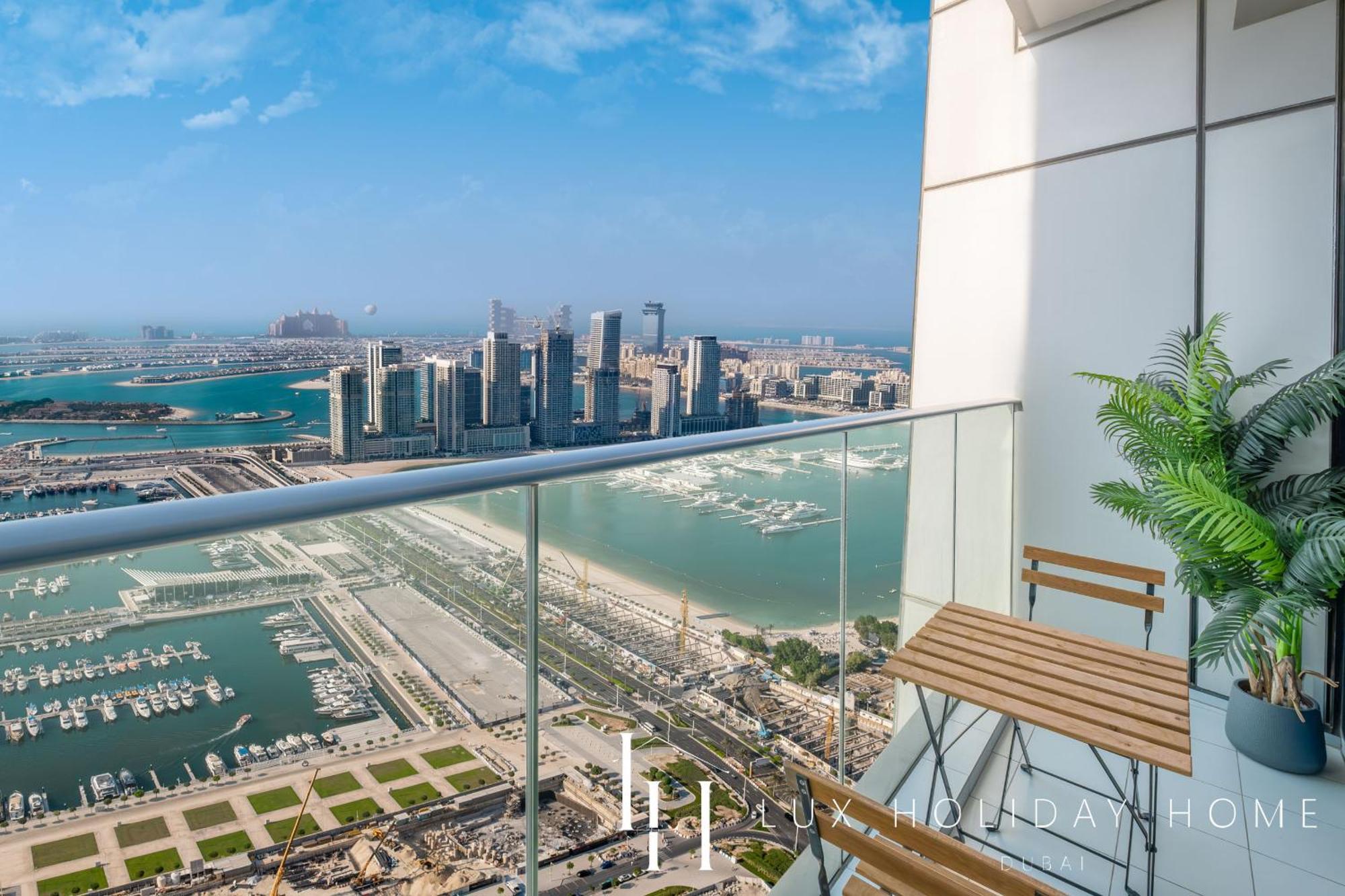 Lux - Lavish Suite With Full Palm Jumeirah View 1 دبي المظهر الخارجي الصورة