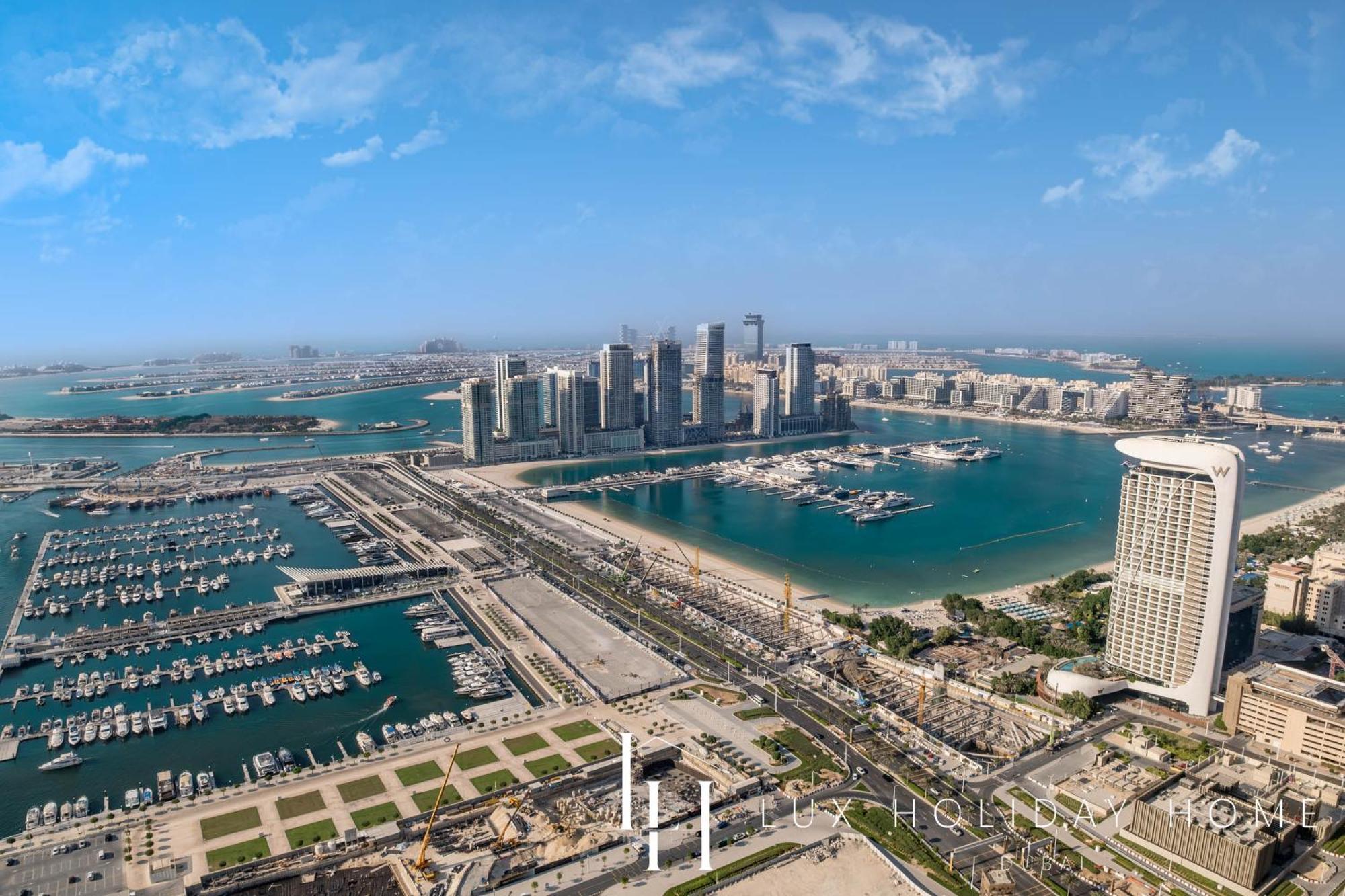 Lux - Lavish Suite With Full Palm Jumeirah View 1 دبي المظهر الخارجي الصورة