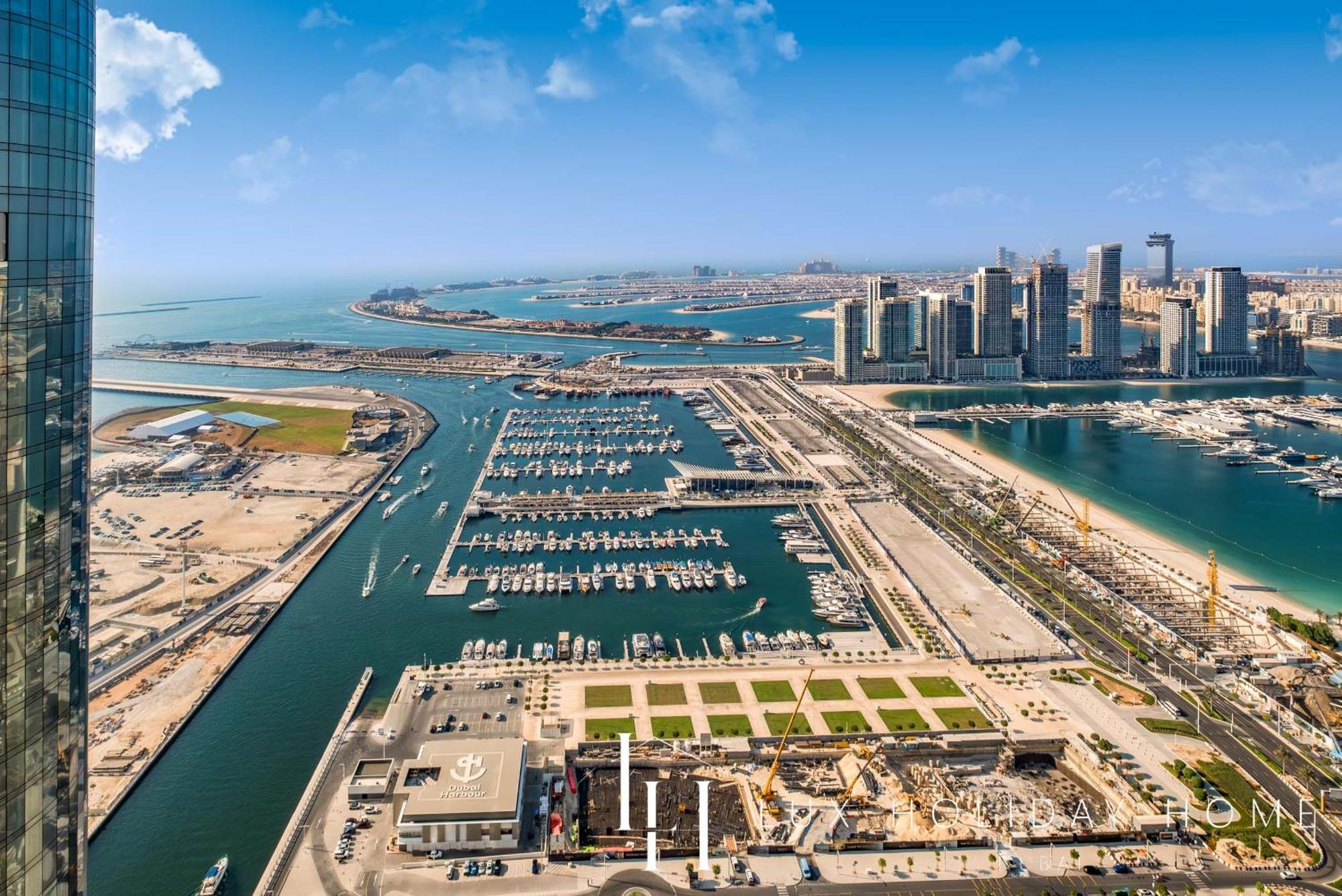 Lux - Lavish Suite With Full Palm Jumeirah View 1 دبي المظهر الخارجي الصورة