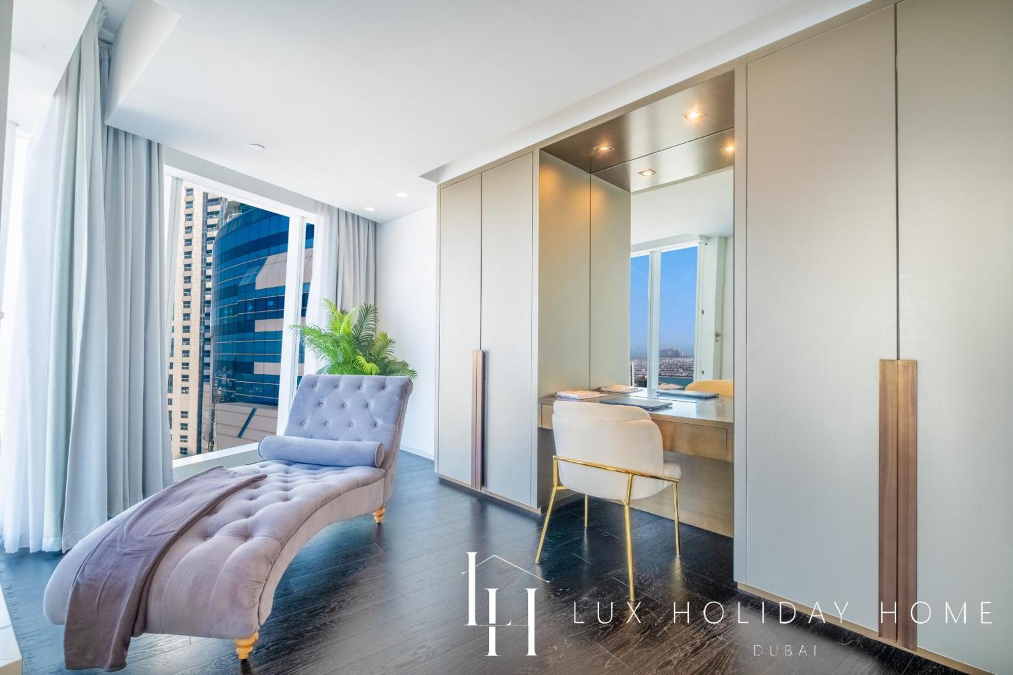 Lux - Lavish Suite With Full Palm Jumeirah View 1 دبي المظهر الخارجي الصورة