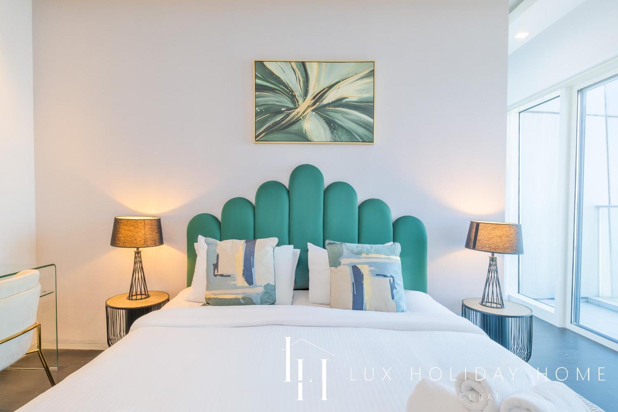 Lux - Lavish Suite With Full Palm Jumeirah View 1 دبي المظهر الخارجي الصورة